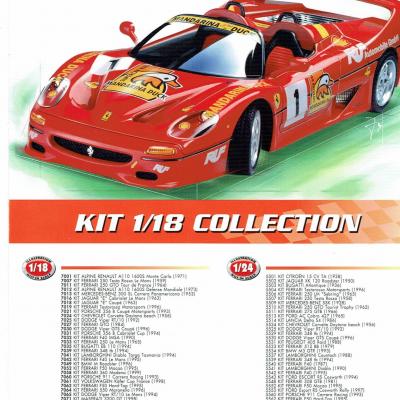 Bburago Kit 1:18 folder Ferrari F50