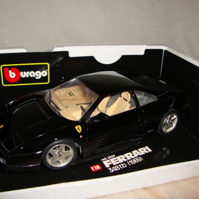 Bburago 1:18 Ferrari 348 TB zwart 