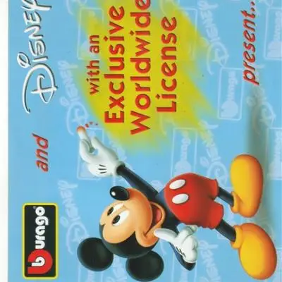 Bburago A4 Catalogus 2003 Disney 2 1