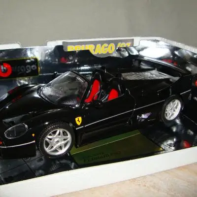 Bburago 1:18 Ferrari F50 zwart  
