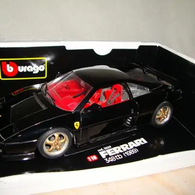 Bburago 1:18 Ferrari 348 TB zwart 