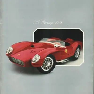 Bburago A4 Catalogus 1982 1a