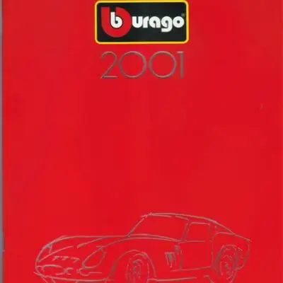 Bburago A4 Catalogus 2001 3b 