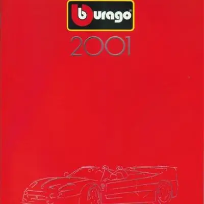 Bburago A4 Catalogus 2001 5a 
