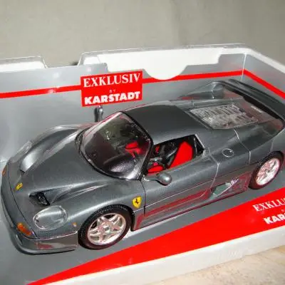 Bburago 1:18 Ferrari F50 zilver metalic 