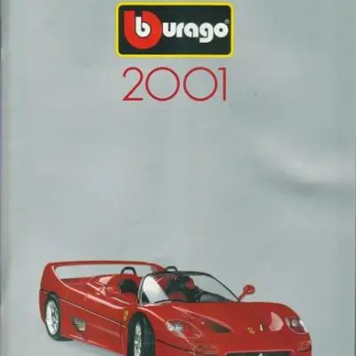 Bburago A4 catalogus 2001 6 