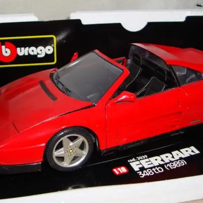 Bburago 1:18 Ferrari 348 TB rood 